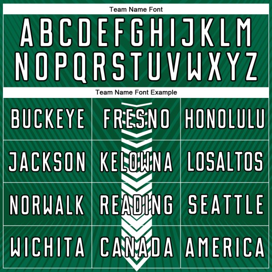 Maillot de football blanc et noir Kelly Shapes personnalisé Green Arrow, sublimation