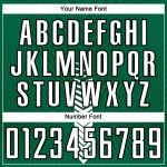 Maillot de football blanc et noir Kelly Shapes personnalisé Green Arrow, sublimation