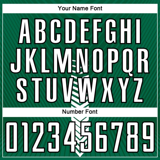 Maillot de football blanc et noir Kelly Shapes personnalisé Green Arrow, sublimation