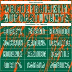 Maillot de football personnalisé Kelly, uniforme vert, orange et blanc, sublimation Maillot de football personnalisé Kelly, uniforme vert, orange et blanc, sublimation