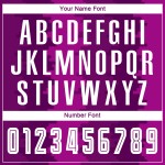 Maillot de football personnalisé à sublimation violet, blanc et rose