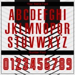 Maillot de football personnalisé par sublimation rouge-blanc-noir